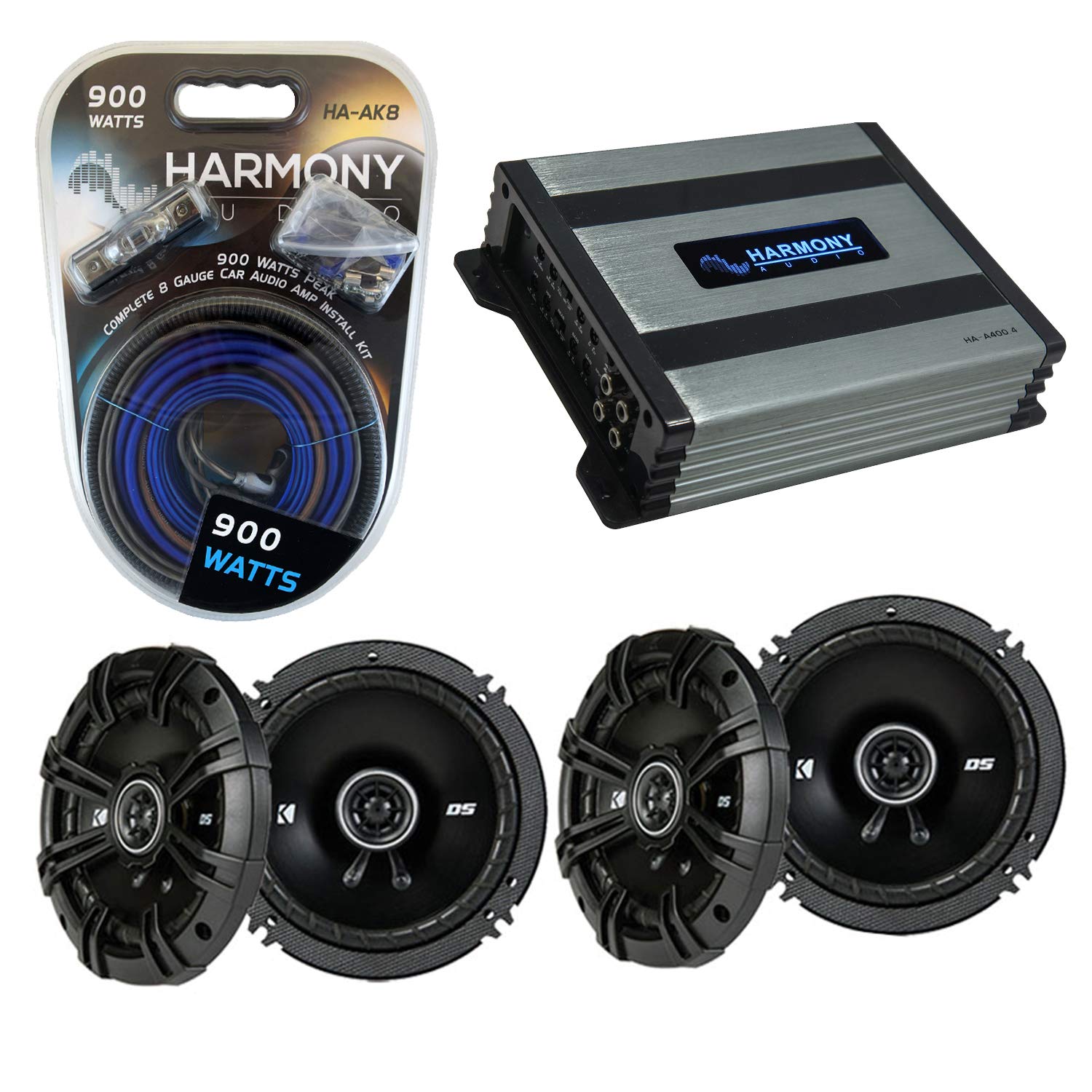 Amazon.com: Harmony Audio Bundle with Kicker (2) DSC65 Speaker